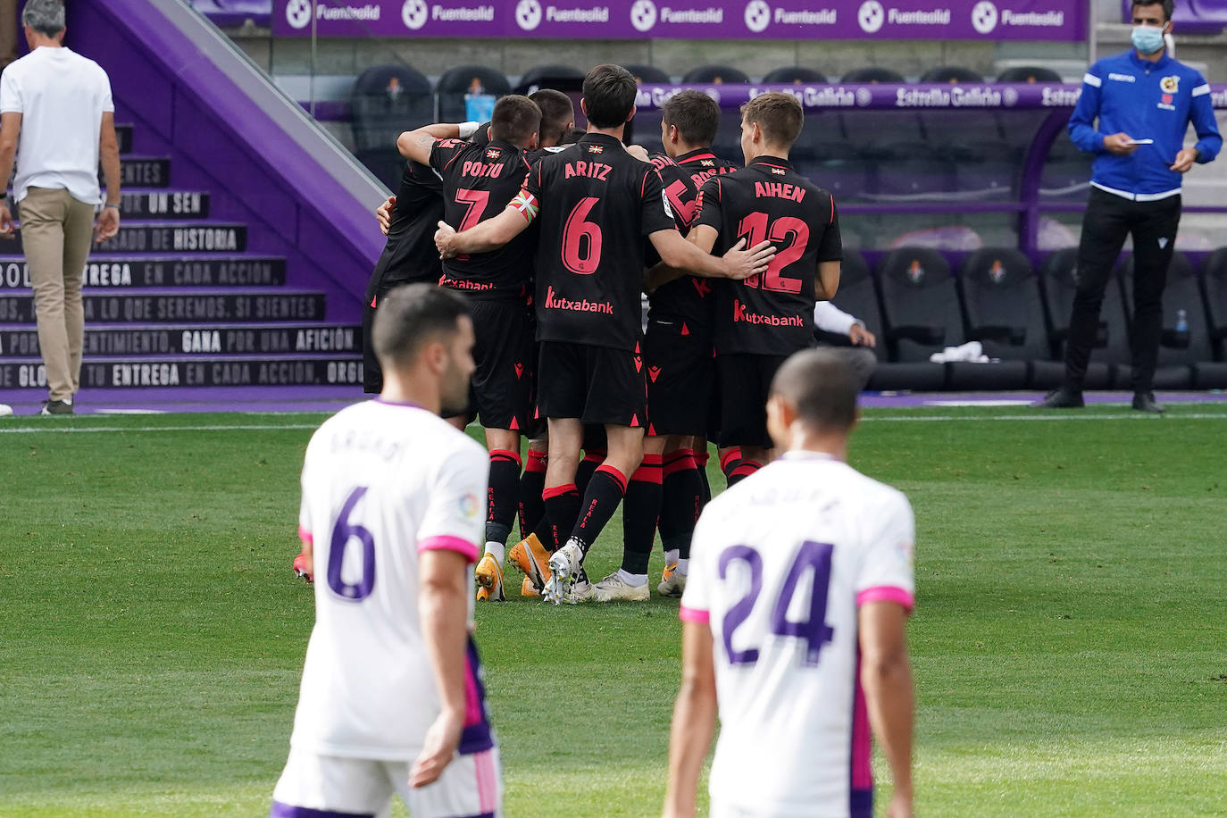 Fotos: Las mejores imágenes del partido Valladolid-Real Sociedad