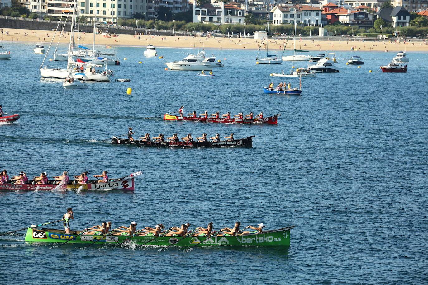 Orio gana la Bandera de La Concha femenina