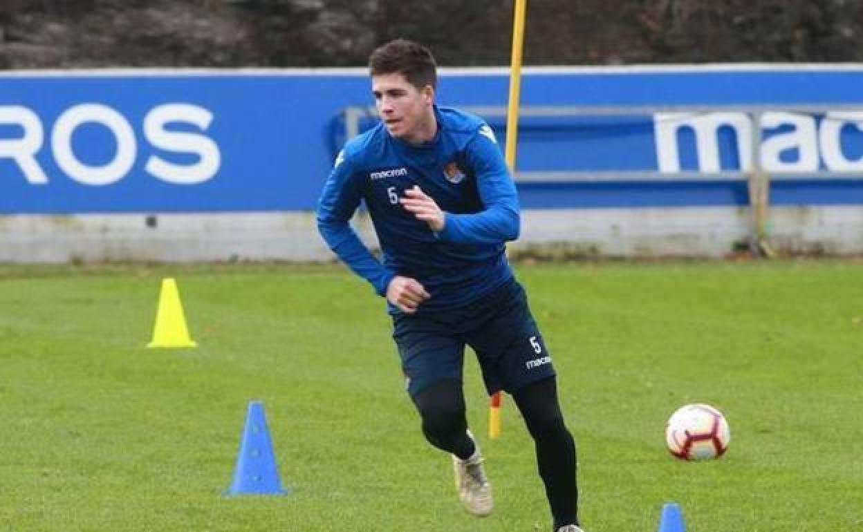 Imagen de archivo de Igor Zubeldia durante un entrenamiento. 