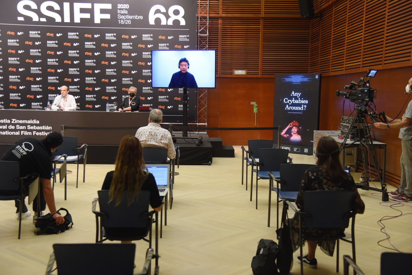 Presentación en el Kursaal de la película 'Nakuko Wa Ineega'