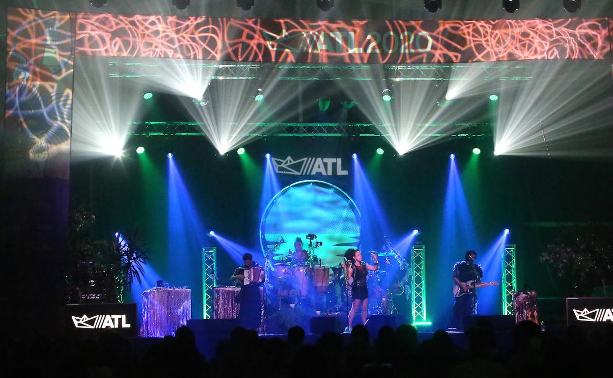 La argentina La Yegros abrió ayer el Atlantikaldia. 