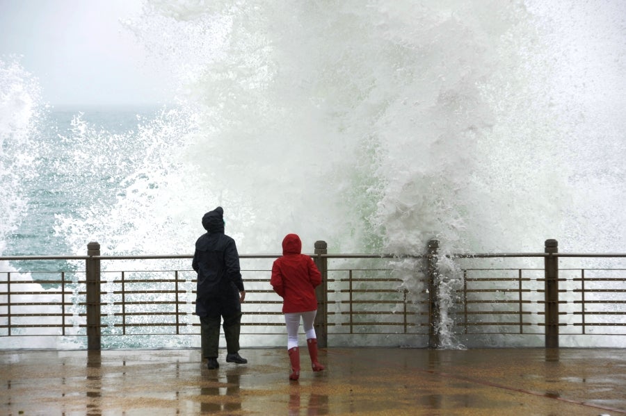 Fotos: &#039;Odette&#039; barre Gipuzkoa