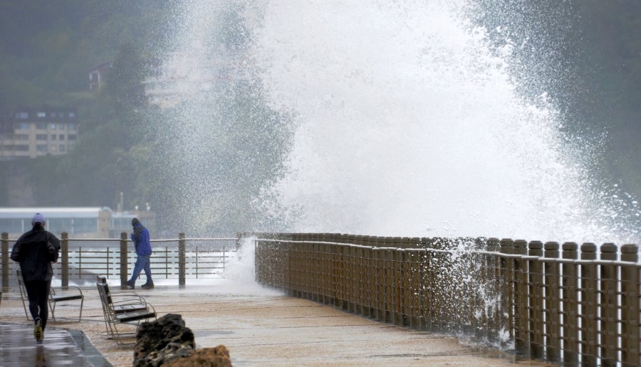 Fotos: &#039;Odette&#039; barre Gipuzkoa