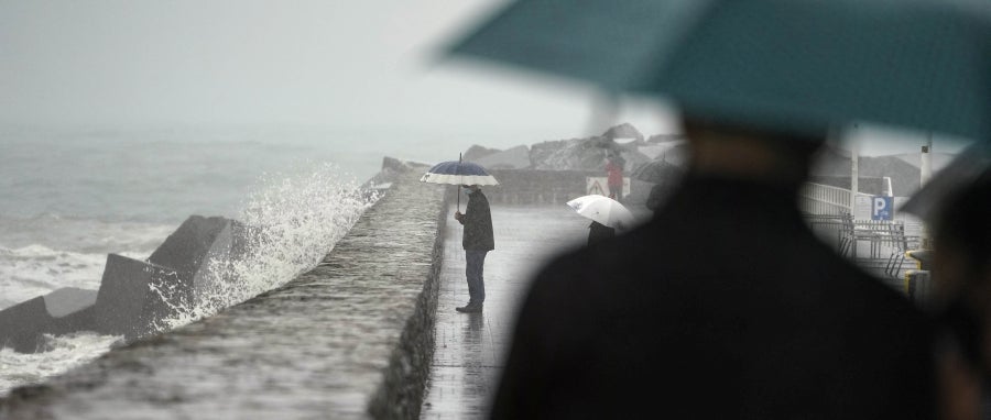 Fotos: &#039;Odette&#039; barre Gipuzkoa