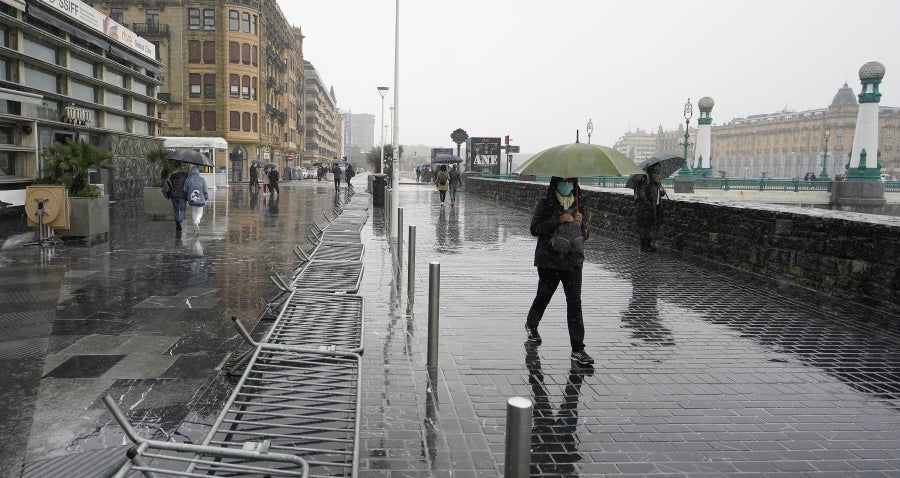 Fotos: &#039;Odette&#039; barre Gipuzkoa