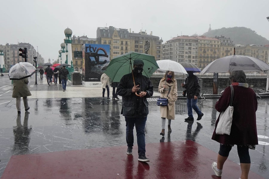 Fotos: &#039;Odette&#039; barre Gipuzkoa