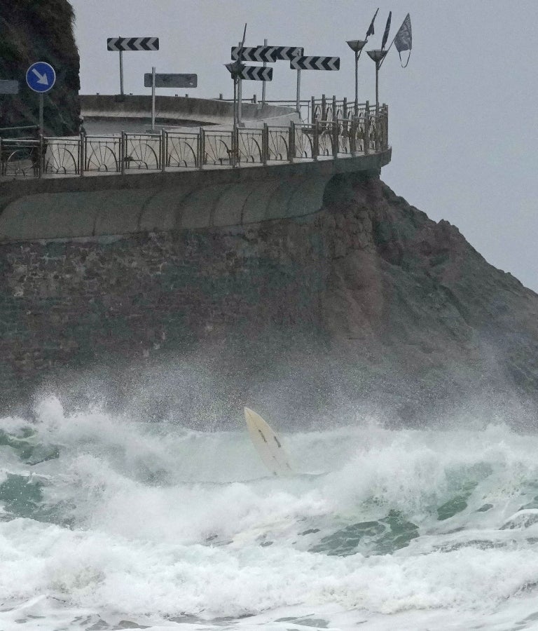 Fotos: &#039;Odette&#039; barre Gipuzkoa