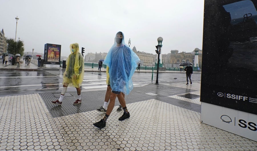 Fotos: &#039;Odette&#039; barre Gipuzkoa