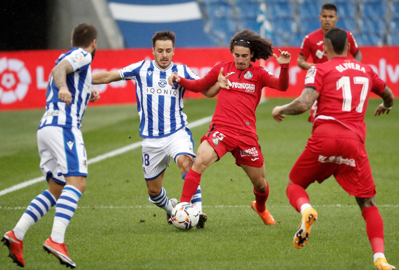 Las imágenes del Real Sociedad - Getafe disputado en el Reale Arena