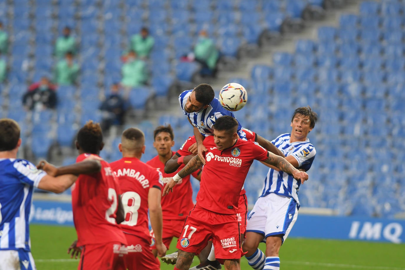 Las imágenes del Real Sociedad - Getafe disputado en el Reale Arena