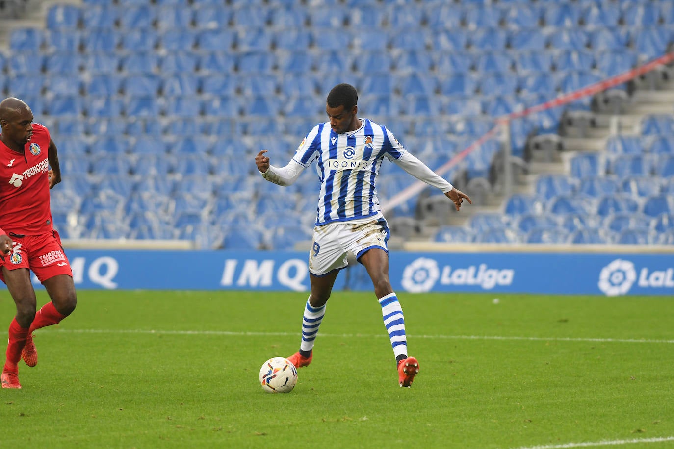 Las imágenes del Real Sociedad - Getafe disputado en el Reale Arena