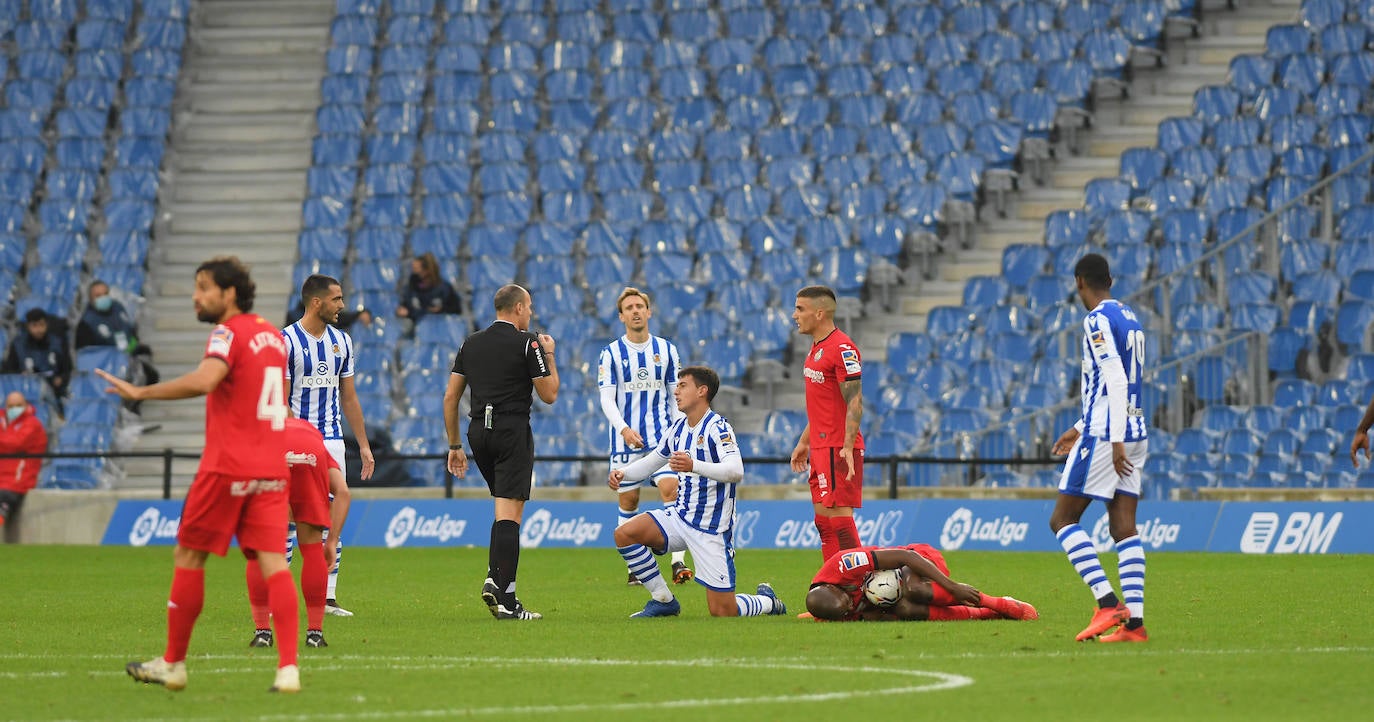 Las imágenes del Real Sociedad - Getafe disputado en el Reale Arena