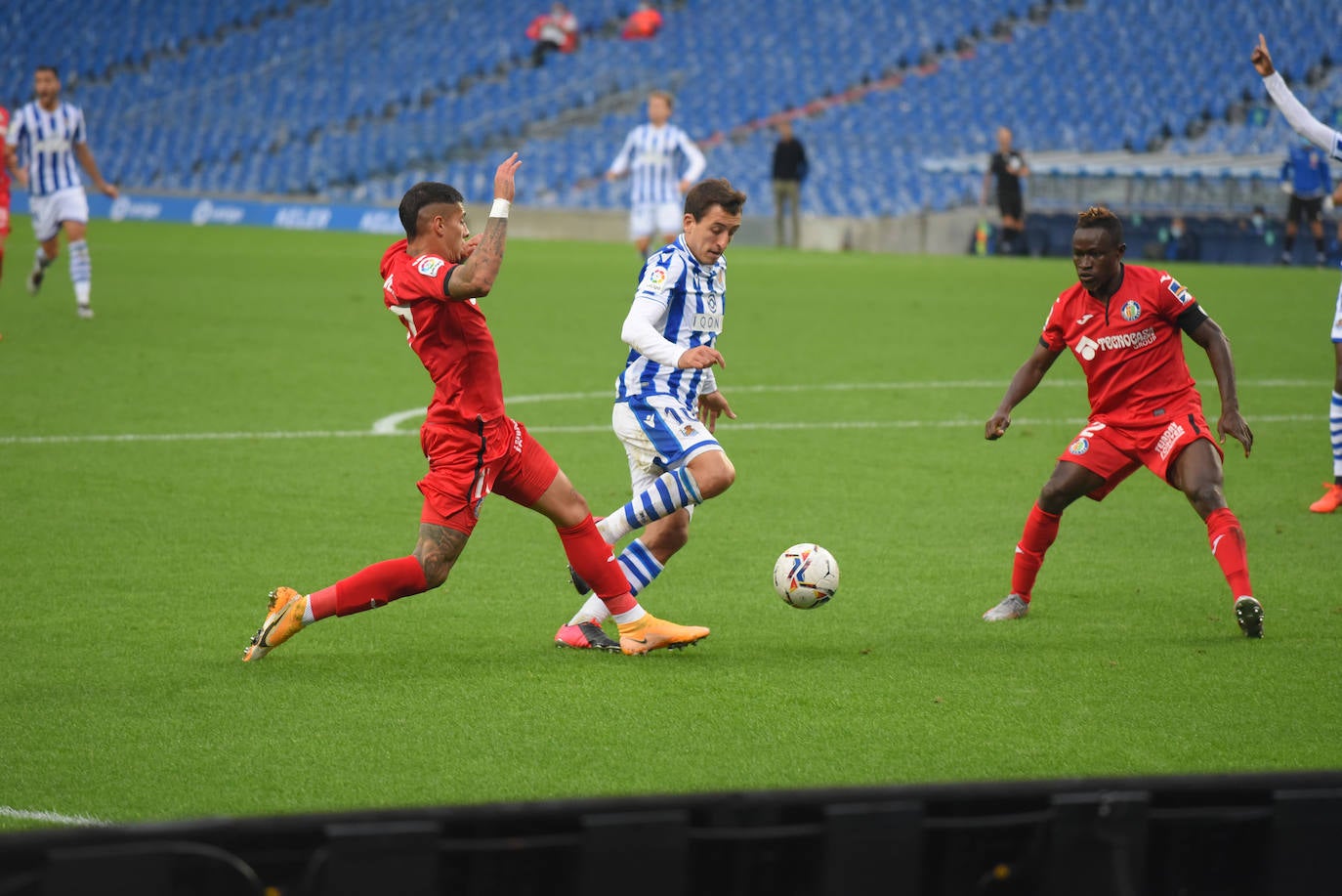 Las imágenes del Real Sociedad - Getafe disputado en el Reale Arena