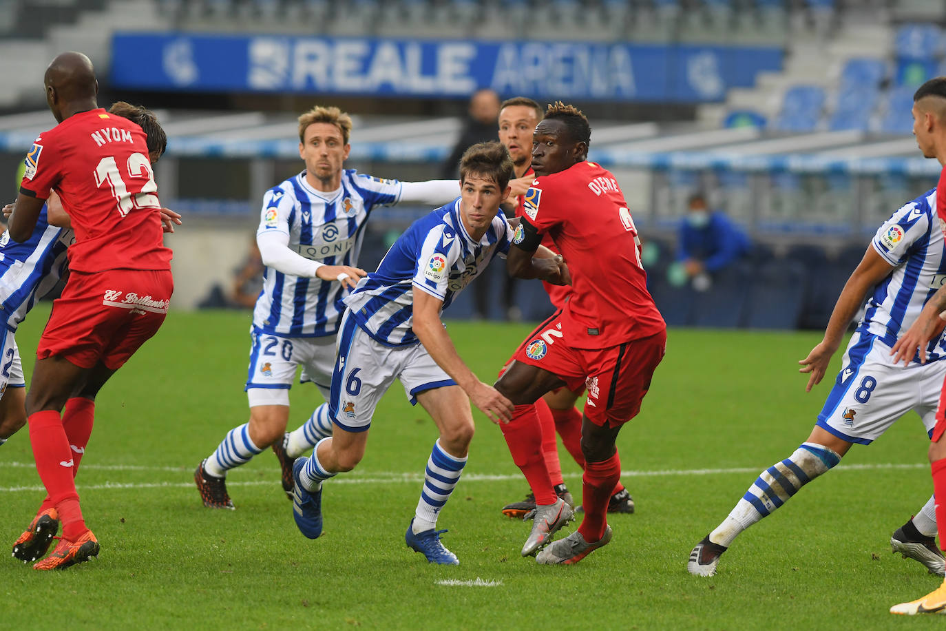 Las imágenes del Real Sociedad - Getafe disputado en el Reale Arena