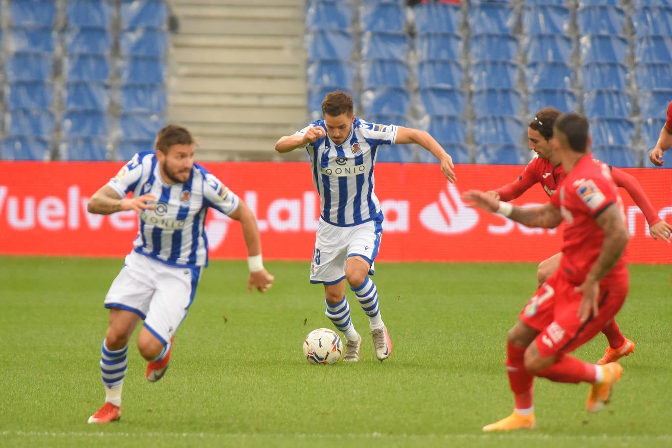 Las imágenes del Real Sociedad - Getafe disputado en el Reale Arena
