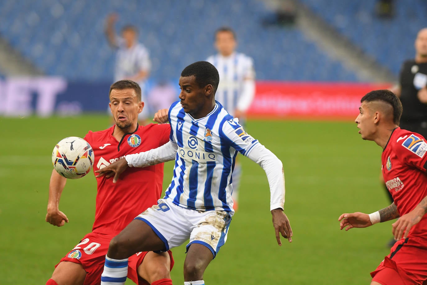 Las imágenes del Real Sociedad - Getafe disputado en el Reale Arena