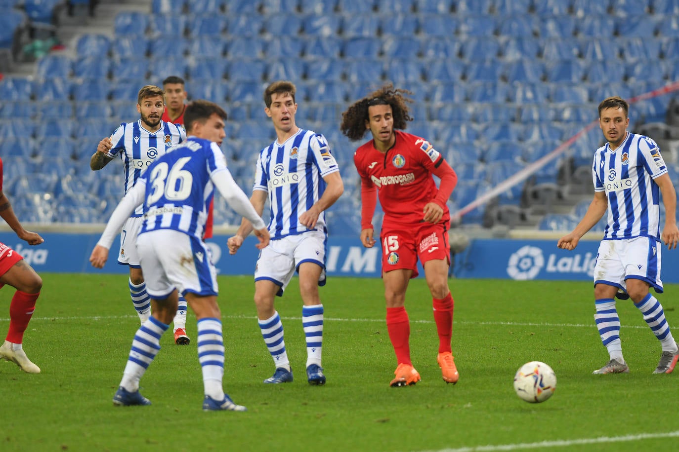 Las imágenes del Real Sociedad - Getafe disputado en el Reale Arena