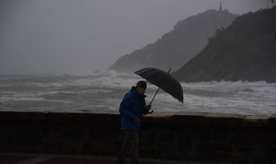 Las rachas de viento máximas registradas en zonas expuestas han alcanzado los 133,3 kilómetros por hora en Matxitxako