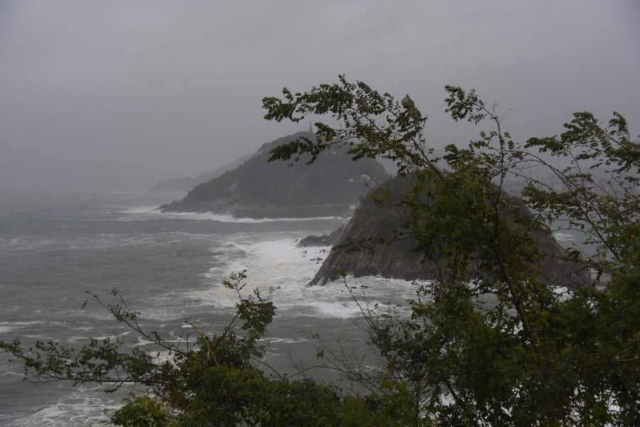 Las rachas de viento máximas registradas en zonas expuestas han alcanzado los 133,3 kilómetros por hora en Matxitxako