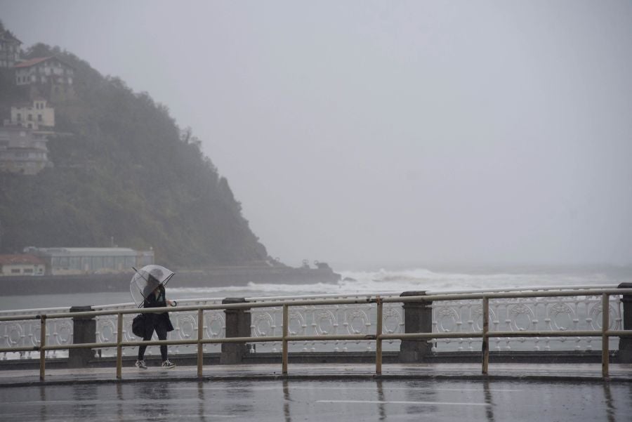 Las rachas de viento máximas registradas en zonas expuestas han alcanzado los 133,3 kilómetros por hora en Matxitxako
