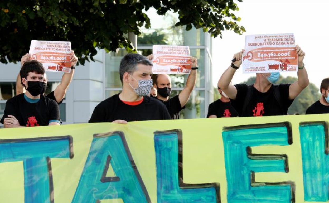 Concentración de LAB en septiembre por el convenio del Metal.