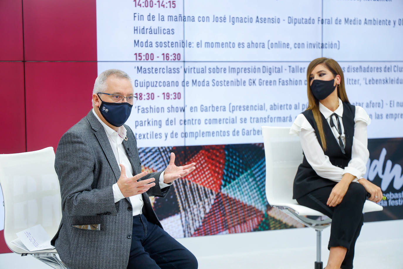 Sophie et Voilà, Álex Vallejo o Inge Zubeldia presentarán sus colecciones sobre una pasarela de San Telmo, cuyo aforo se ha reducido al 30% de su capacidad habitual