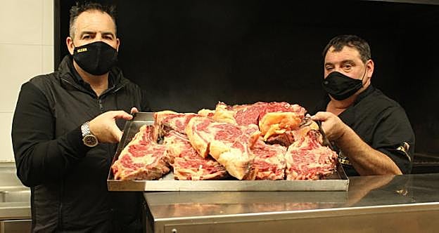 Fiesta de la cocina en la sidrería Saizar