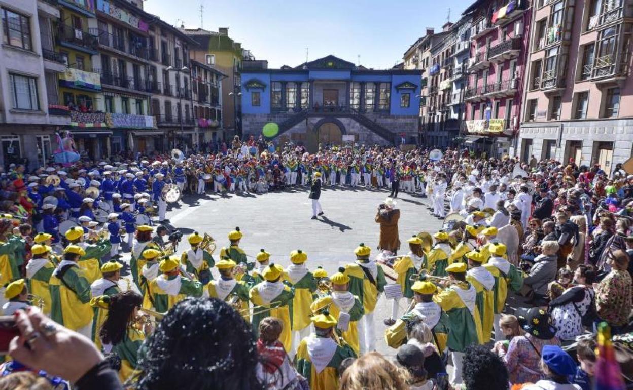 La imagen de los carnavales de Tolosa que esta próxima edición no se podrá repetir.