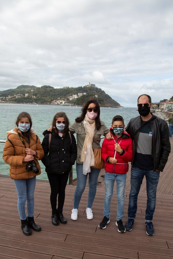 Fotos: Turismo con mascarilla y frío