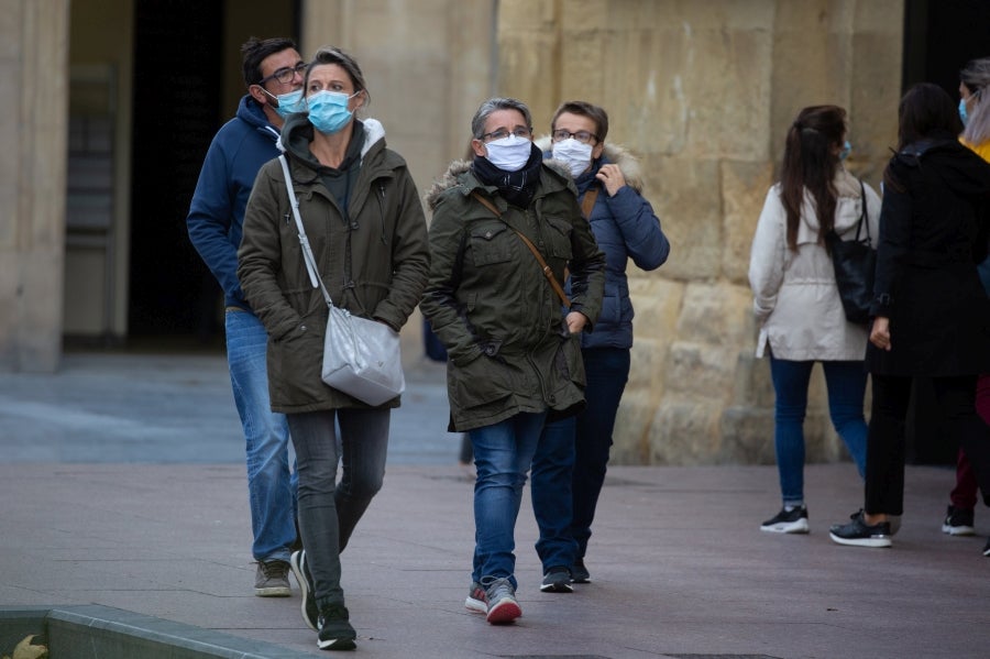 Fotos: Turismo con mascarilla y frío