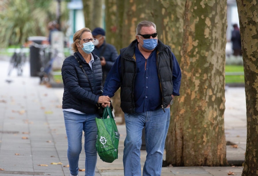 Fotos: Turismo con mascarilla y frío
