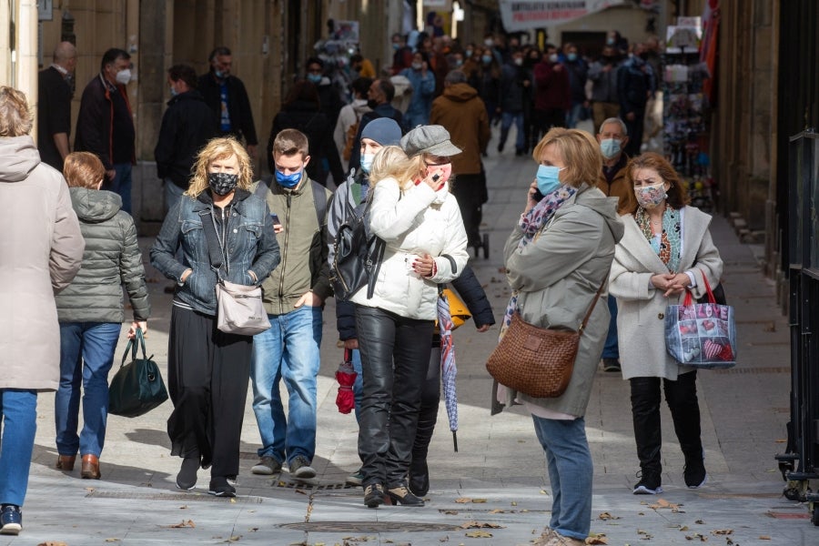 Fotos: Turismo con mascarilla y frío