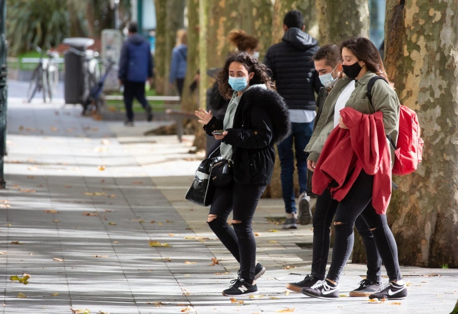 Fotos: Turismo con mascarilla y frío