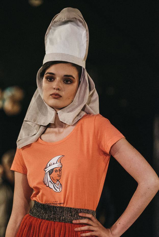 Desfile de Amarenak en el GdM San Sebastián Moda Festival, en el Museo Balenciaga (2019).