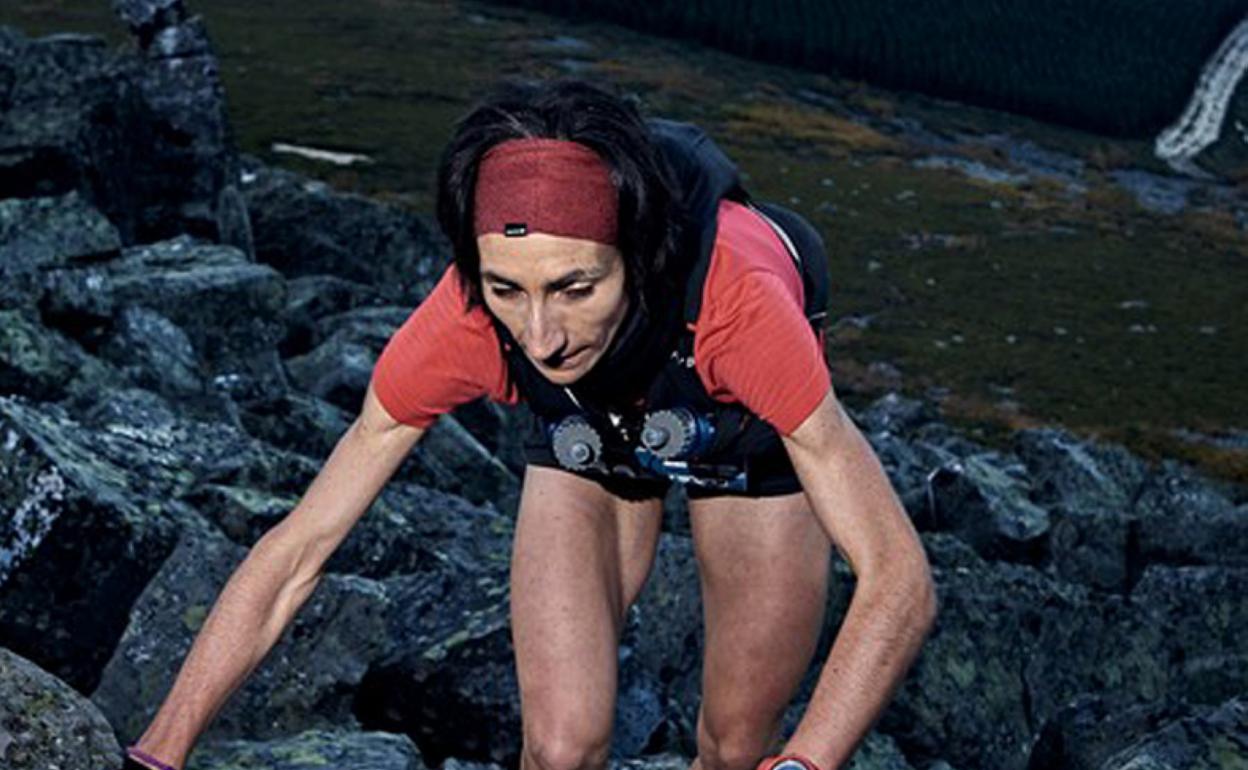 Oihana Kortazar asteburuan jokatu den 'Ultra Sanabria' proban. 