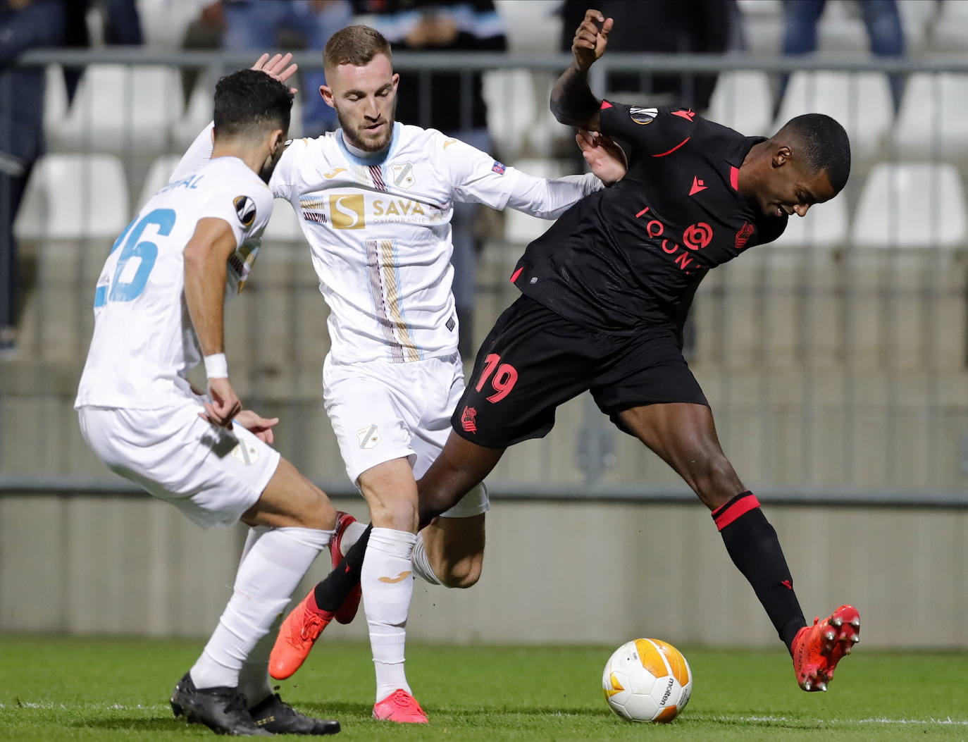 La Real Sociedad ha debutado este jueves en la Europa League ante el Rijeka croata