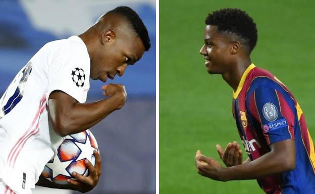 Ansu Fati y Vinicius, los nuevos reclamos del clásico