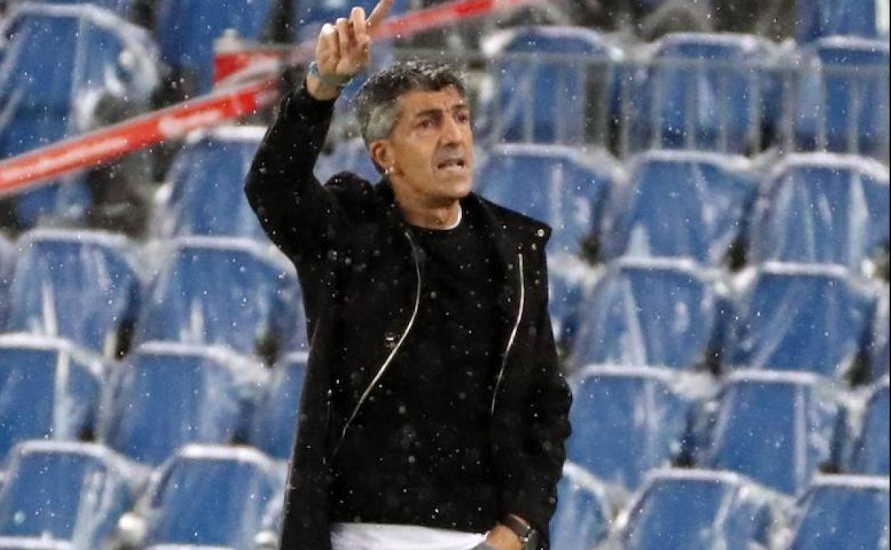 Imanol Alguacil: «Lo que más me ha gustado ha sido la reacción al gol del Huesca»
