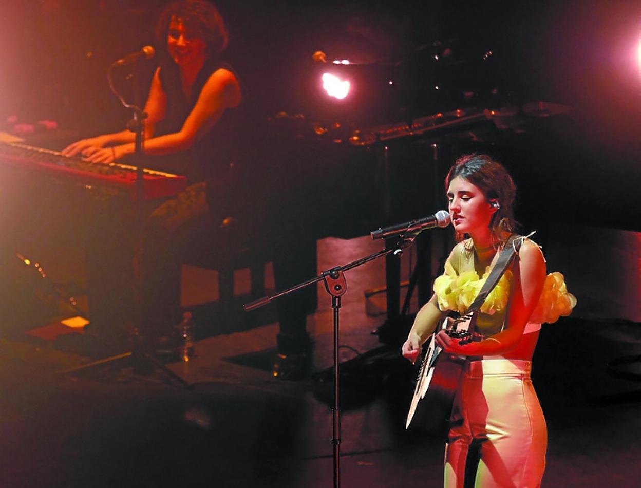 Izaro, anoche en el Kursaal. 