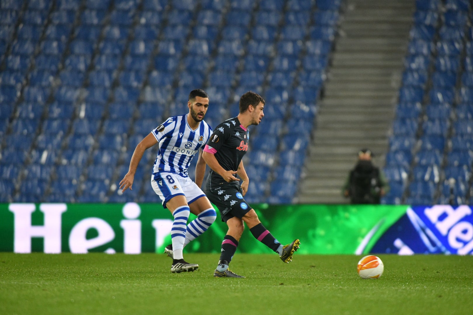 La Real Sociedad y el Nápoles han disputado la segunda jornada de la Europa League en el Reale Arena