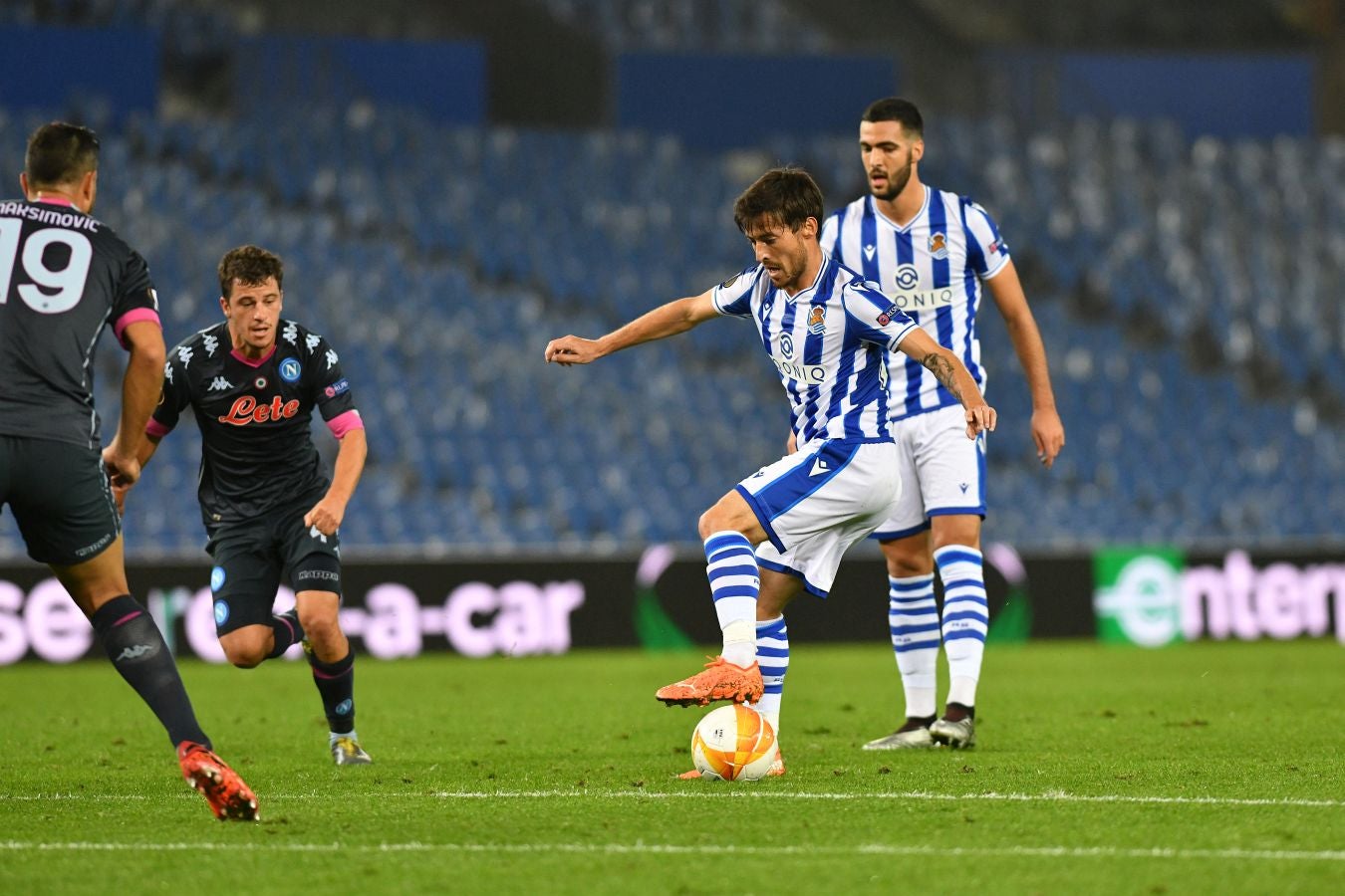 La Real Sociedad y el Nápoles han disputado la segunda jornada de la Europa League en el Reale Arena
