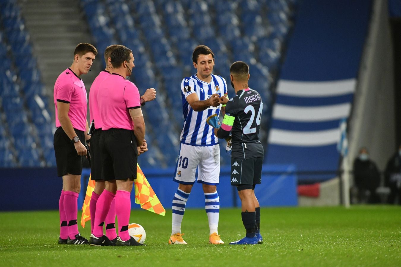 La Real Sociedad y el Nápoles han disputado la segunda jornada de la Europa League en el Reale Arena