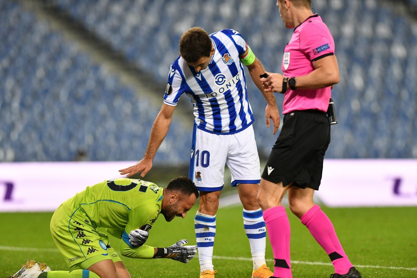 La Real Sociedad y el Nápoles han disputado la segunda jornada de la Europa League en el Reale Arena
