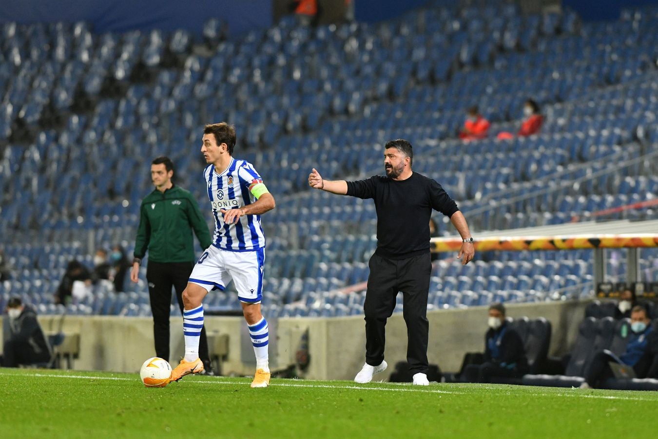 La Real Sociedad y el Nápoles han disputado la segunda jornada de la Europa League en el Reale Arena