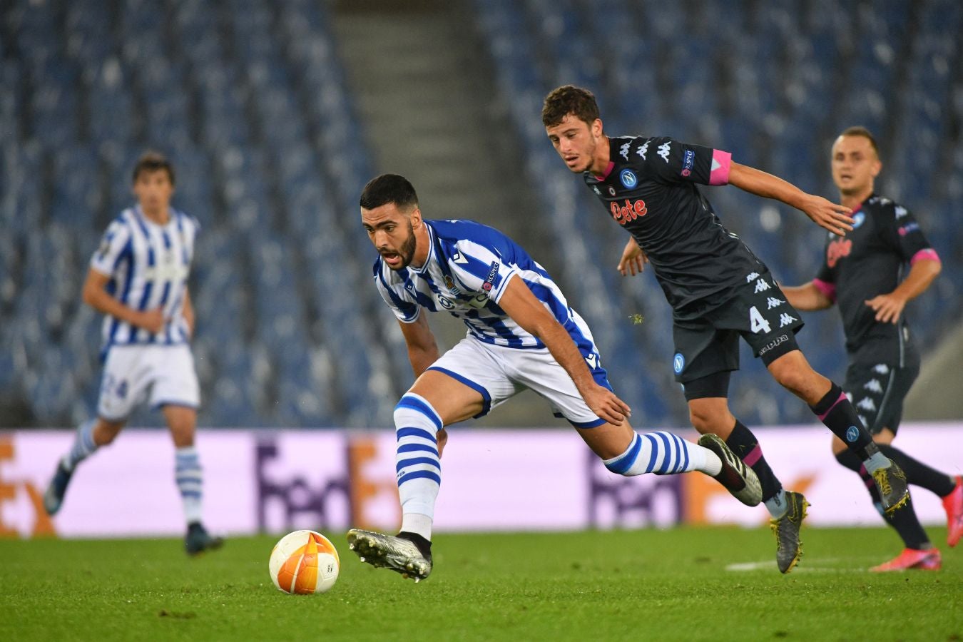 La Real Sociedad y el Nápoles han disputado la segunda jornada de la Europa League en el Reale Arena