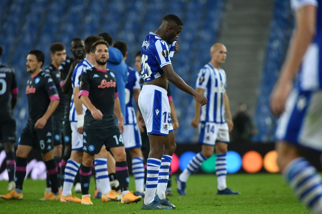 La Real Sociedad y el Nápoles han disputado la segunda jornada de la Europa League en el Reale Arena