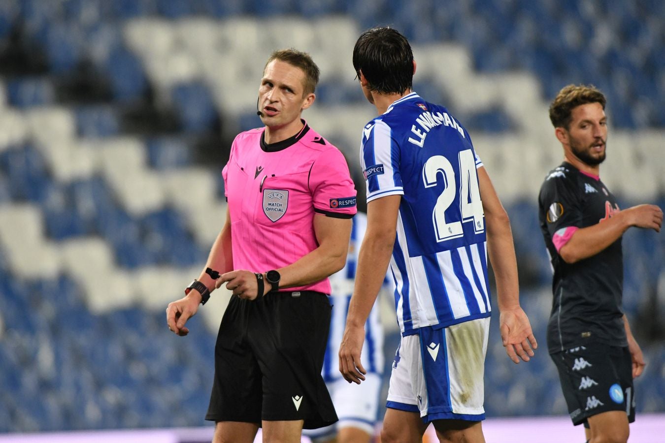 La Real Sociedad y el Nápoles han disputado la segunda jornada de la Europa League en el Reale Arena