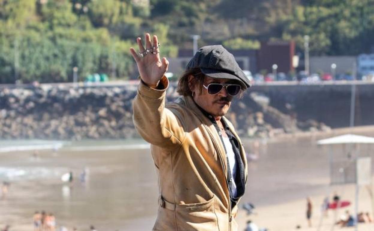 Johnny Depp, en el Festival de Cine de San Sebastián