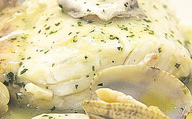 Merluza a la donostiarra