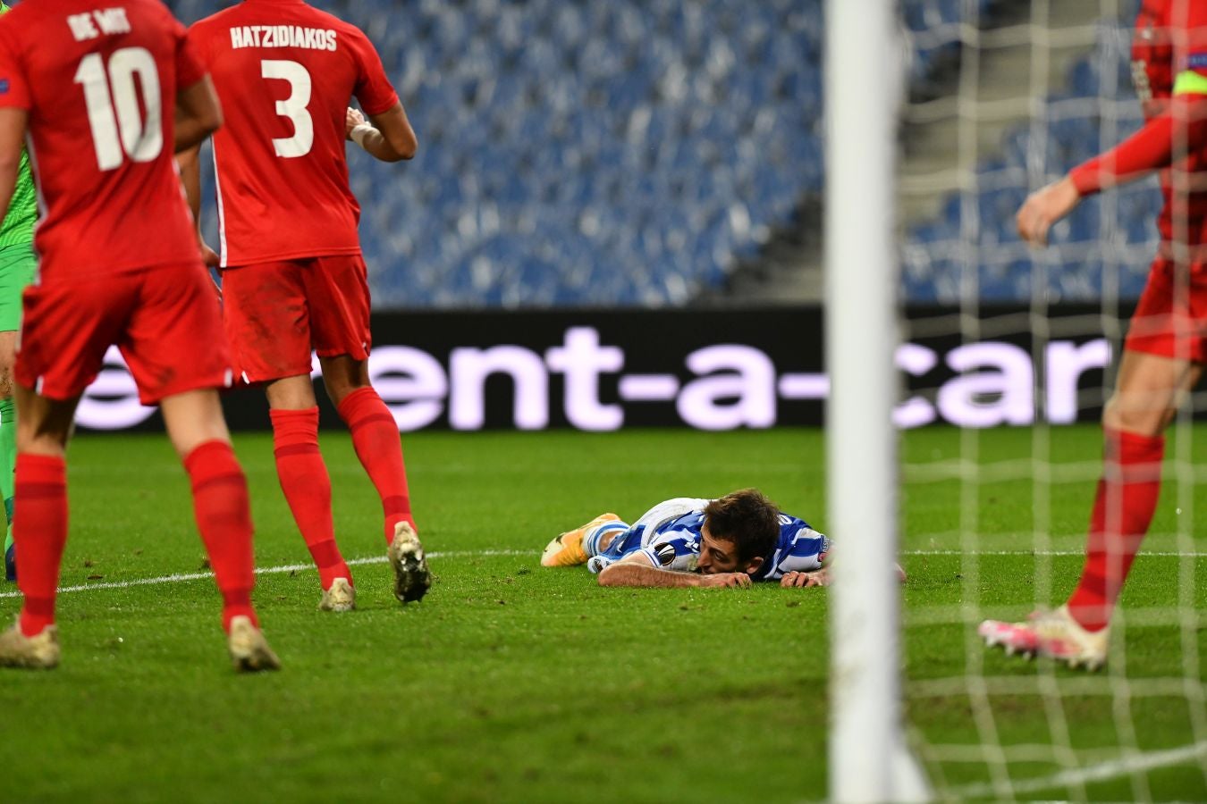 Los txuri-urdin sumaron los tres puntos gracias al gol de Portu en el minuto 58. 